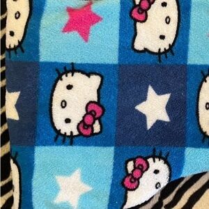 Hello Kitty Fleece Pajama Bottoms Y2K  Japan euc rare last call good l finding